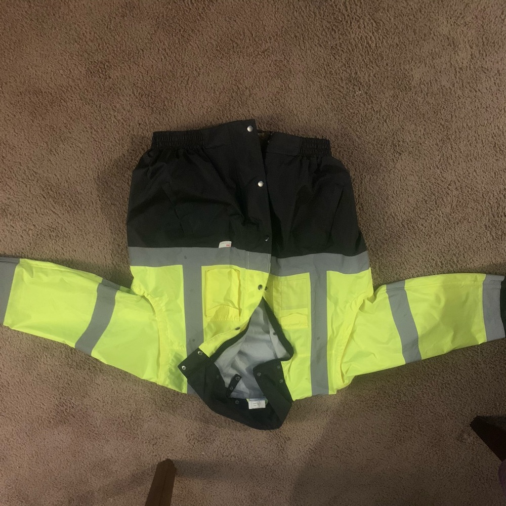Reflective work jacket